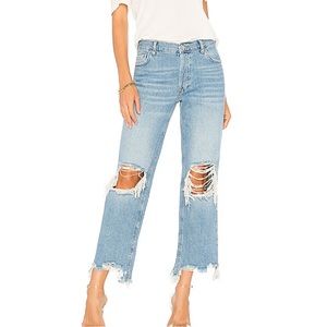 Free People Maggie Distressed Jeans